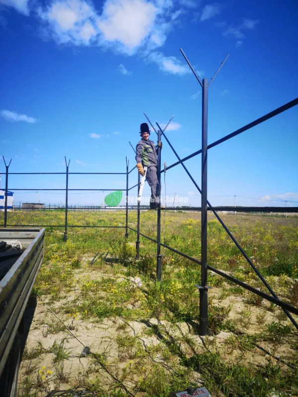 Каркас забора