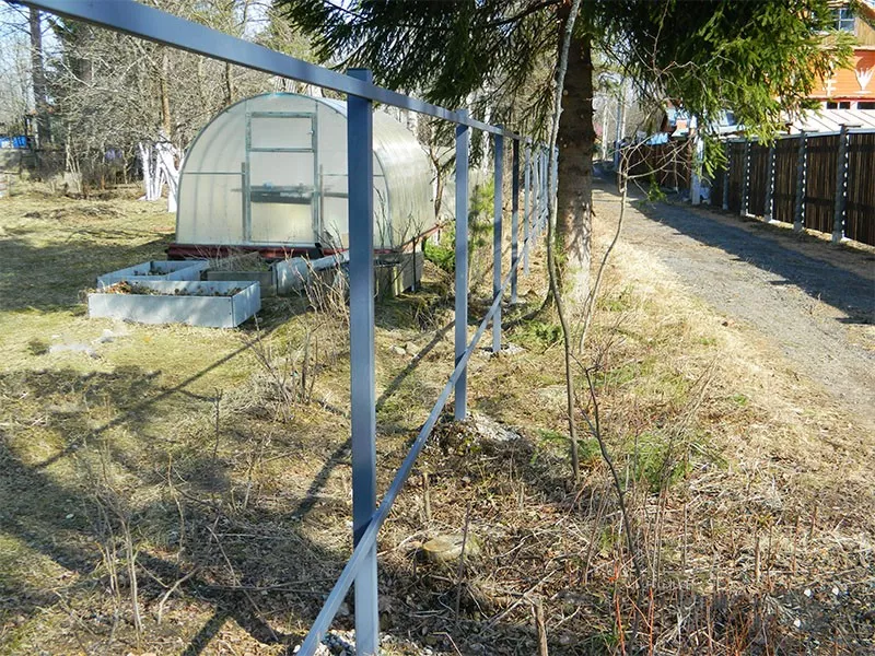 Установка столба 60х60