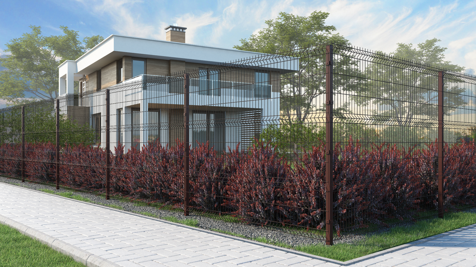 3Д сетка коричневого цвета