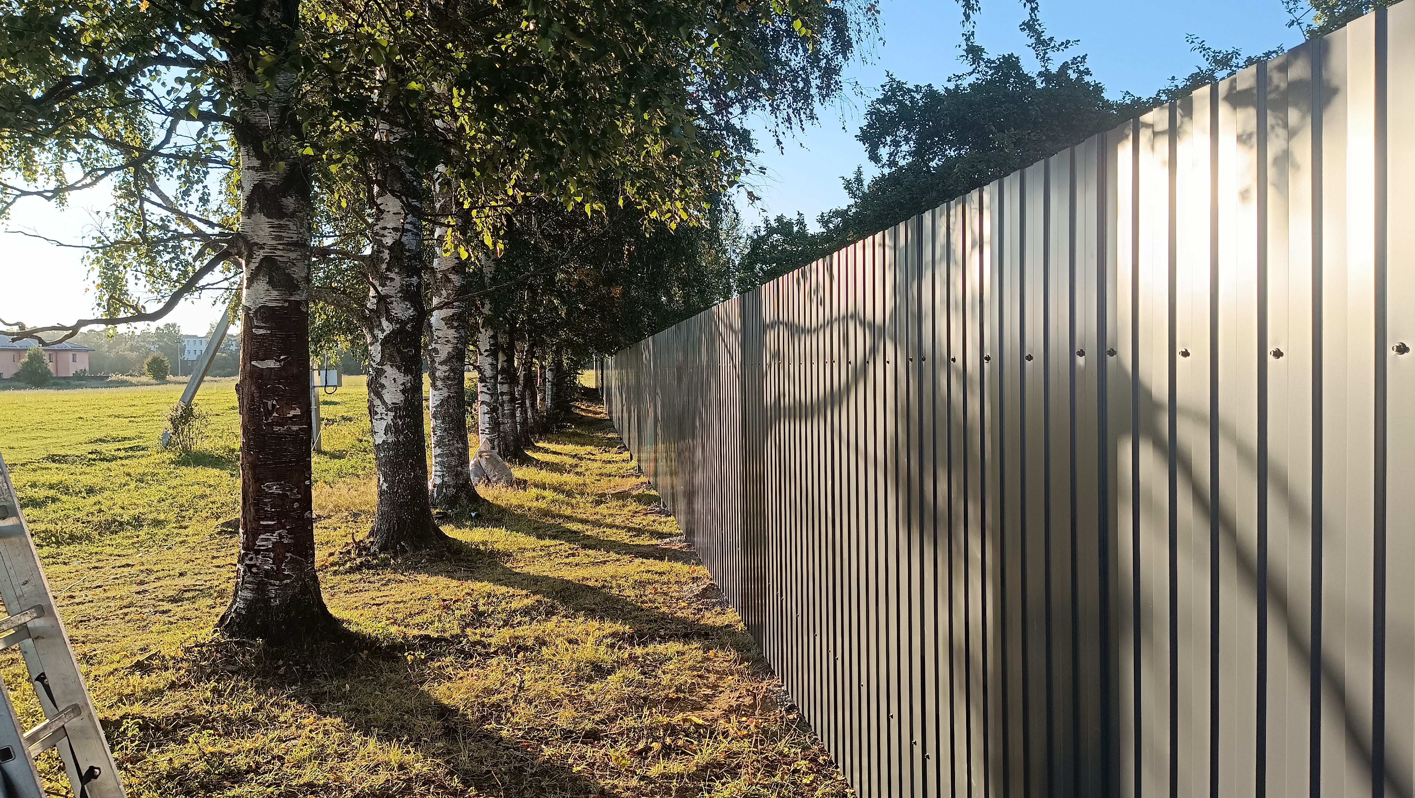 Забор из профлиста под ключ