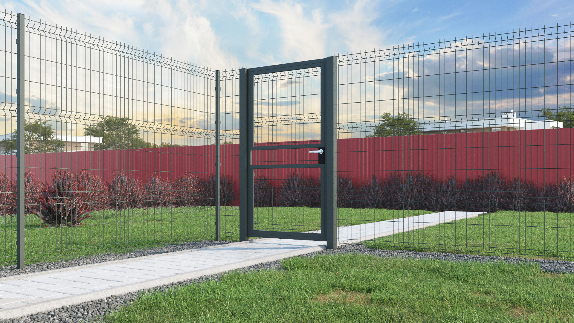 Калитка 3 д сетка