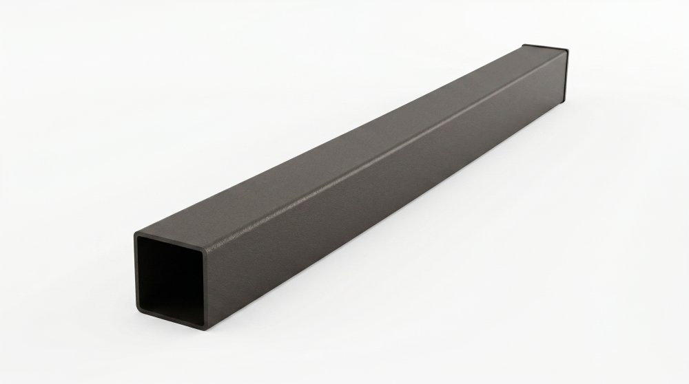 Столб для забора 60×60×2–2 м, ППК RAL 8019