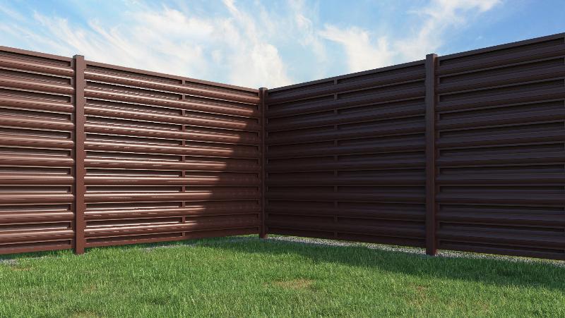 Горизонтальный евроштакетник