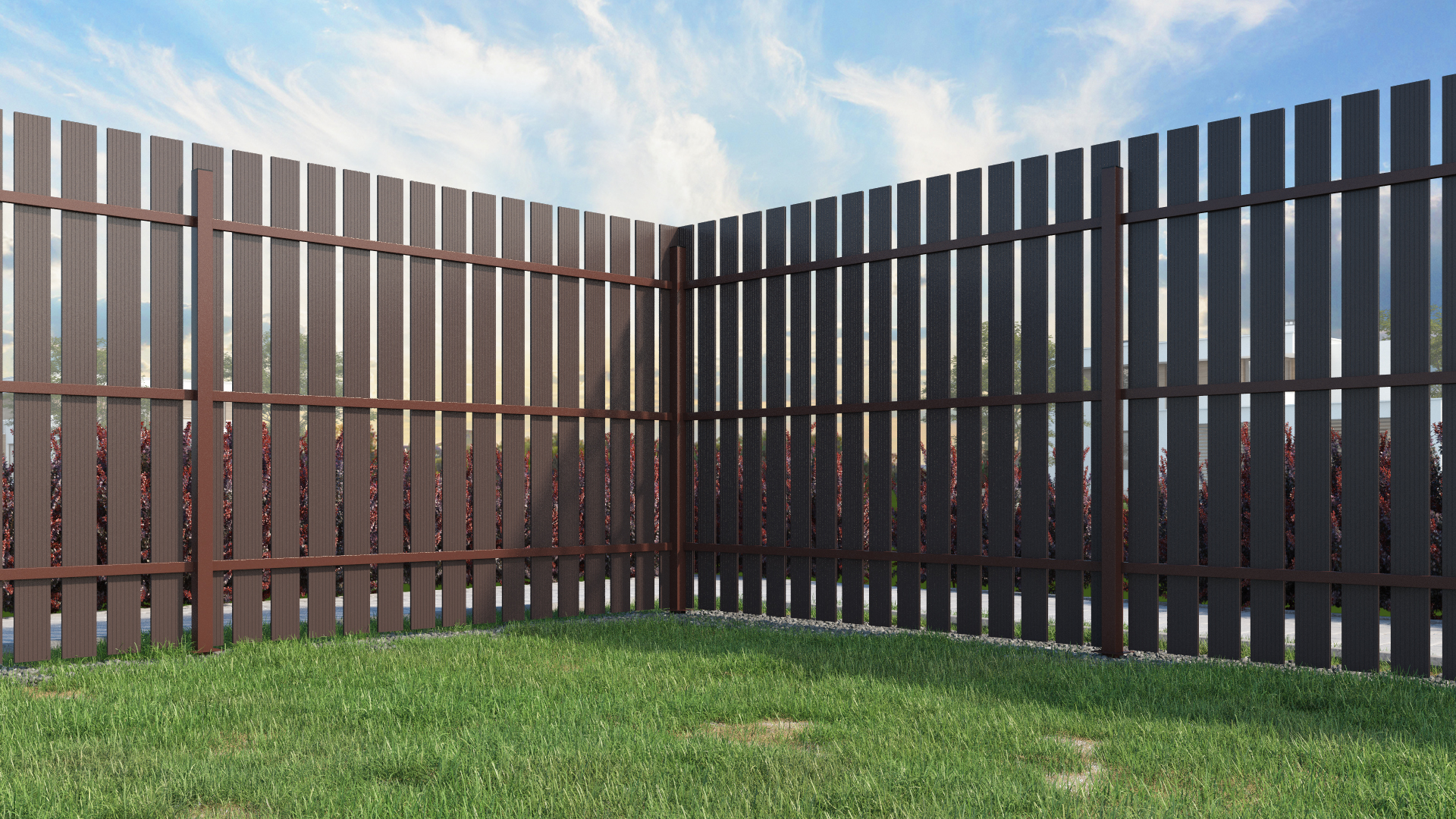 Забор из ДПК