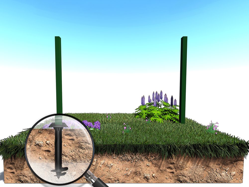 каркас для забора