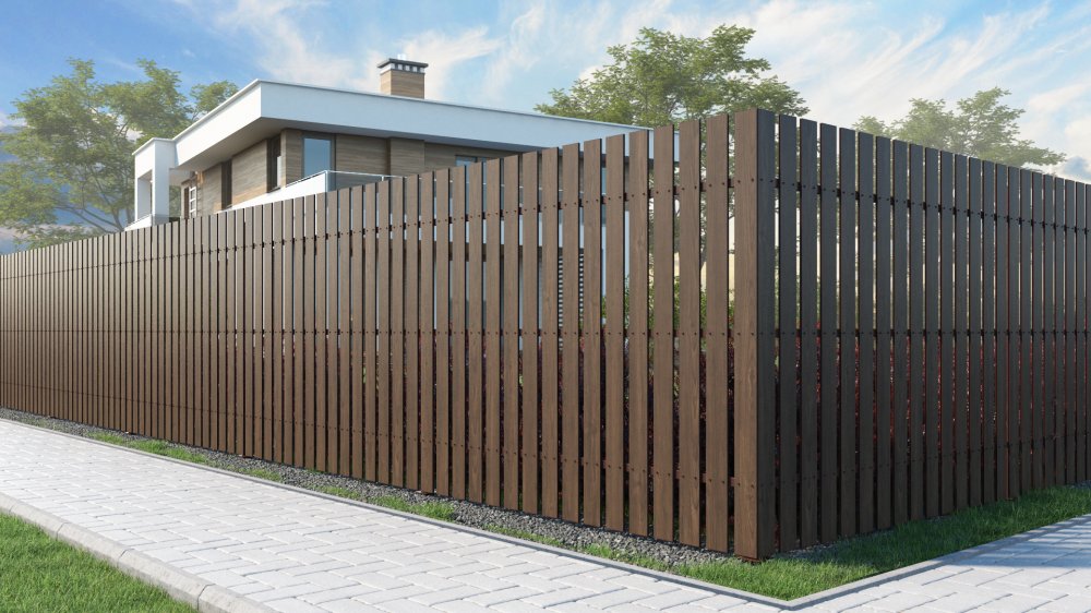 Забор из ДПК