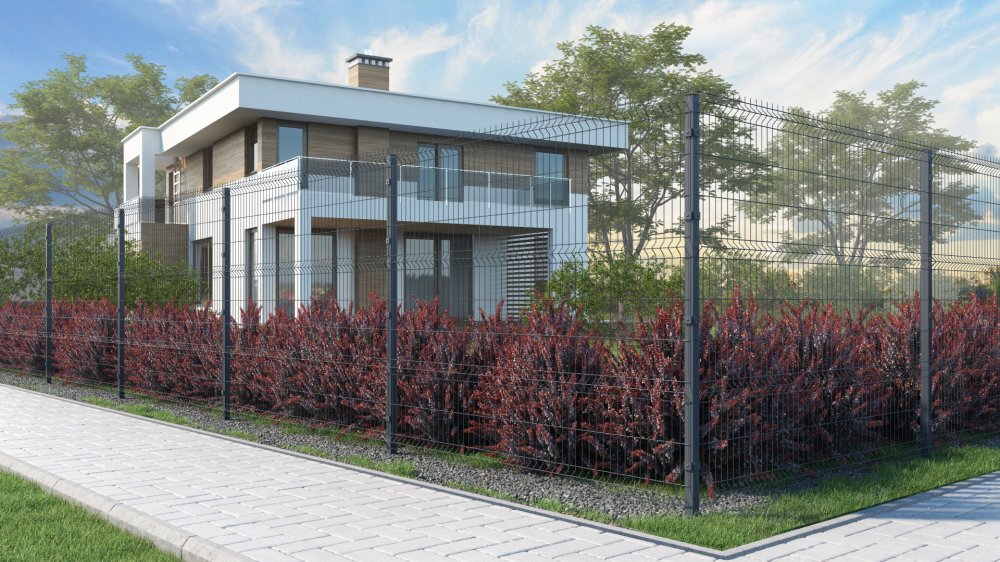 Забор из 3Д сетки 2 м