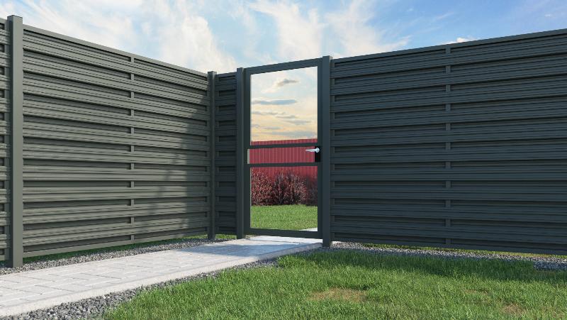 Двойной каркас калитки