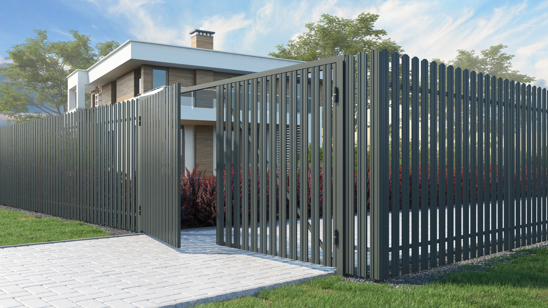 Распашные ворота