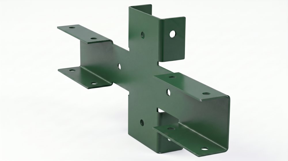 Х-кронштейн 60х40 RAL 6005 (зеленый мох), ППК
