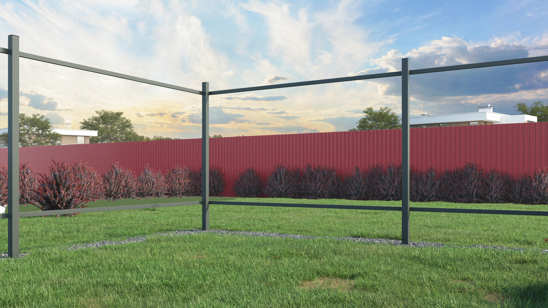 Каркас для забора