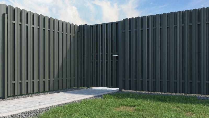 Калитка ез евроштаектника без рамки