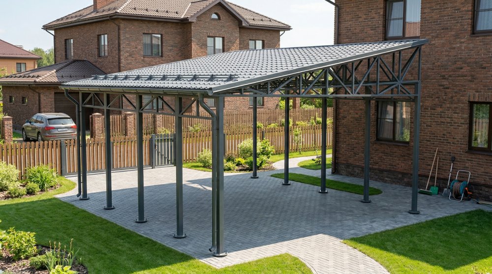 Односкатный автонавес