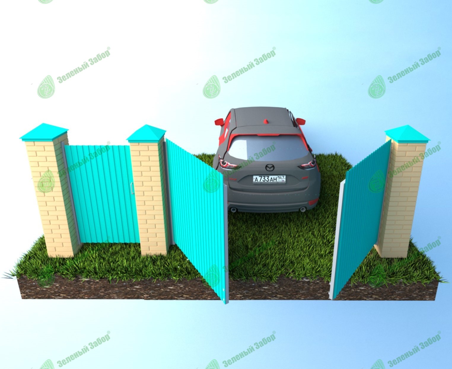 Распашные ворота