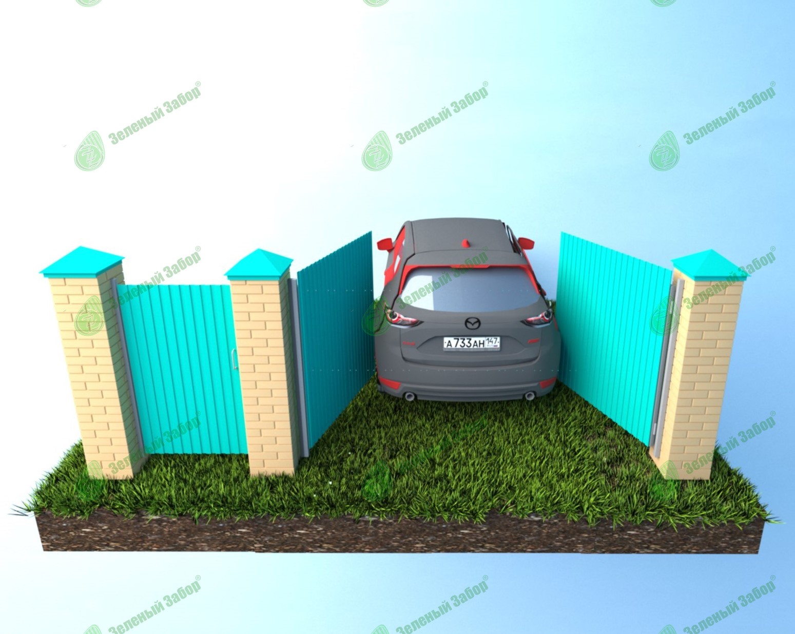 Распашные ворота