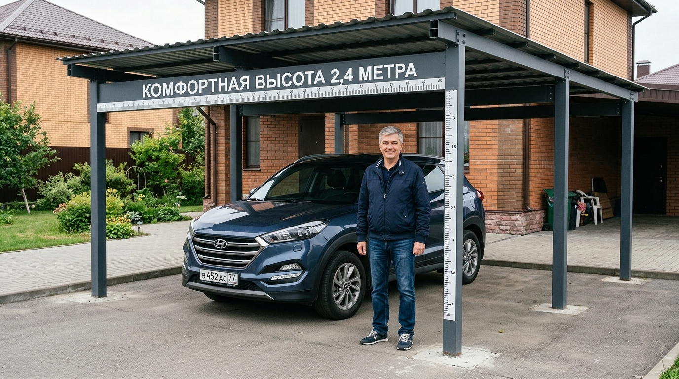 Оптимальная высота автонавеса для кроссовера, внедорожника и машины с боксом