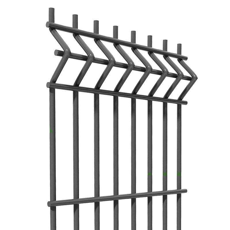Забор из 3Д сетка, Гиттер, высотой 1730 мм, толщина прутка 3,8 мм, ППК RAL 7024